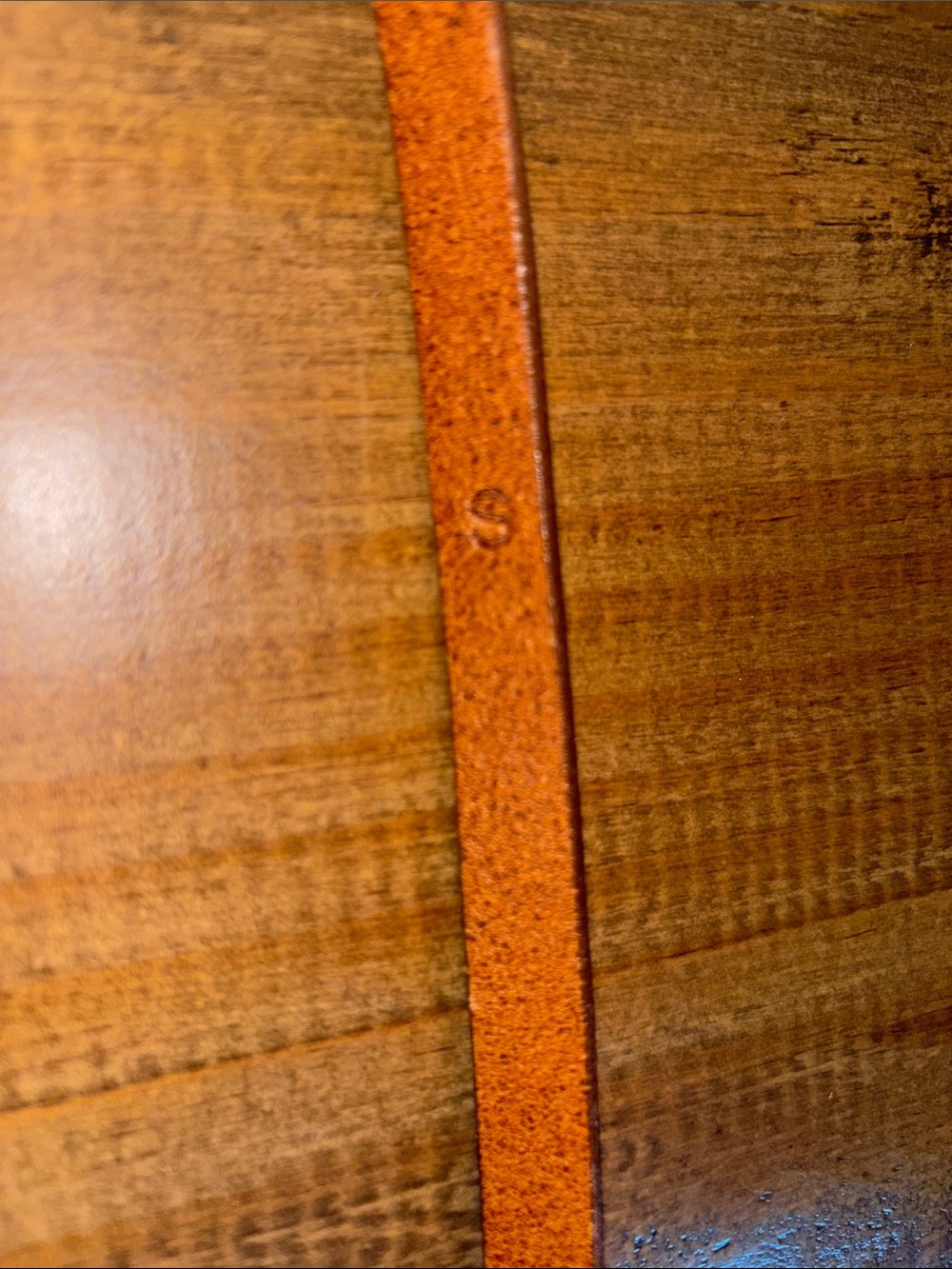 J. Crew Classic Brown Leather Waist Belt with Gold Buckle size small EUC! - Picture 5 of 6